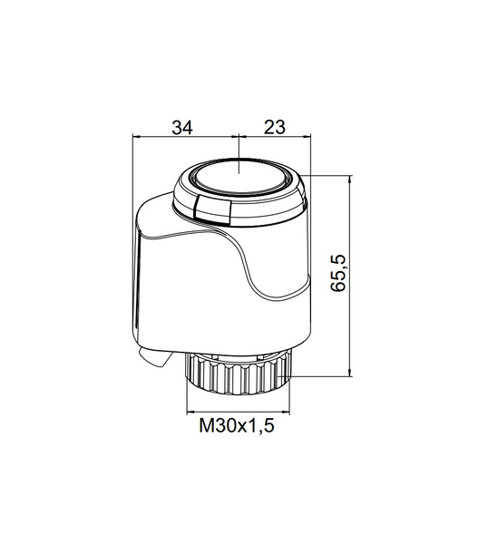 Toimilaite TA IMI Emo-t M30/230v/no/2m Halogeeniton