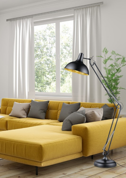 Lattiavalaisin TRIO Salvador M R46061032 musta