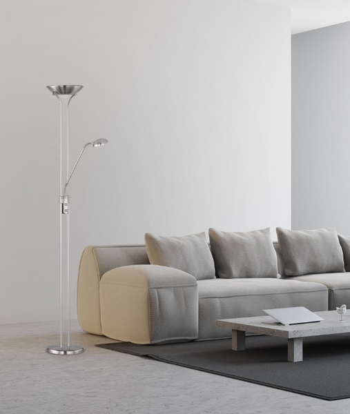 Lattiavalaisin TRIO Spock led R42292107 19+5W teräs