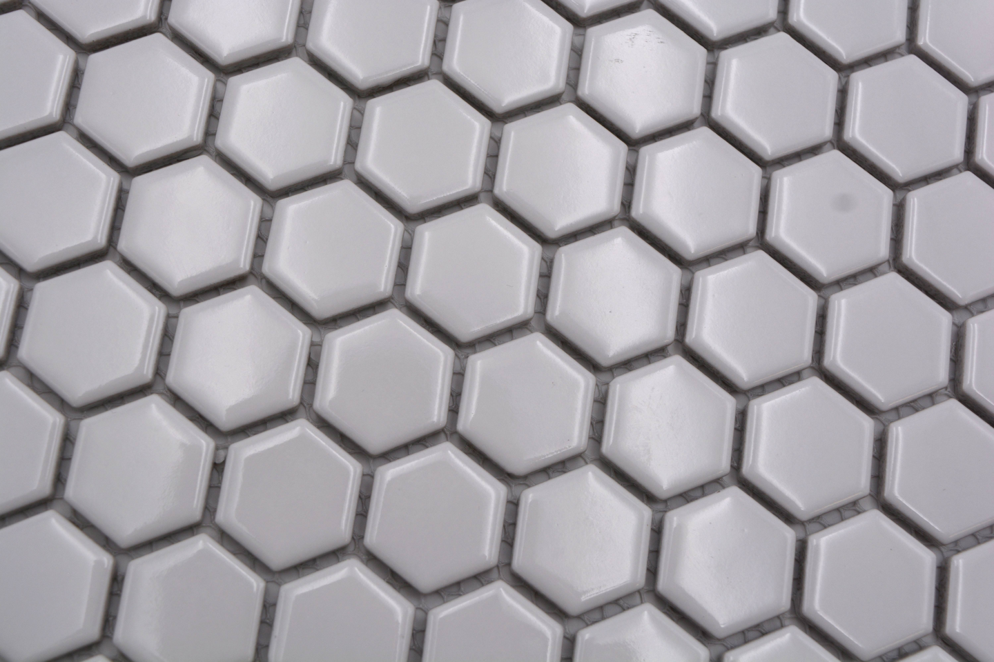 Mosaiikki Cello Hexa 2,3x2,6/26x30 valkoinen kiiltävä 0,94m²