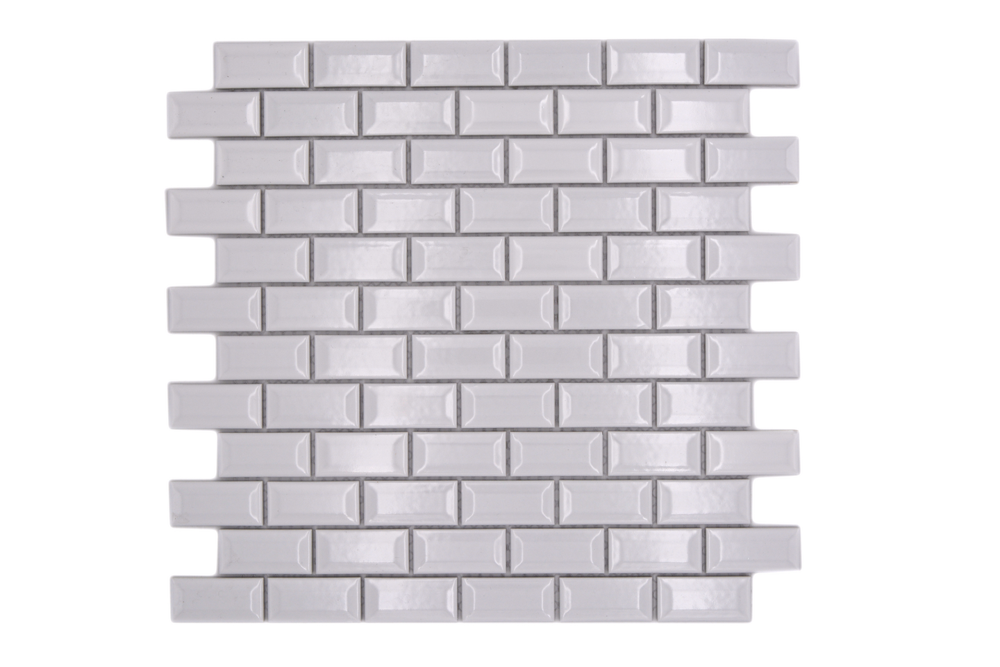 BRICK CELLO 2,3X4,8/30X30 VIT PER AR, MOSAIK BRICK 2,3X4,8/30X30 VIT