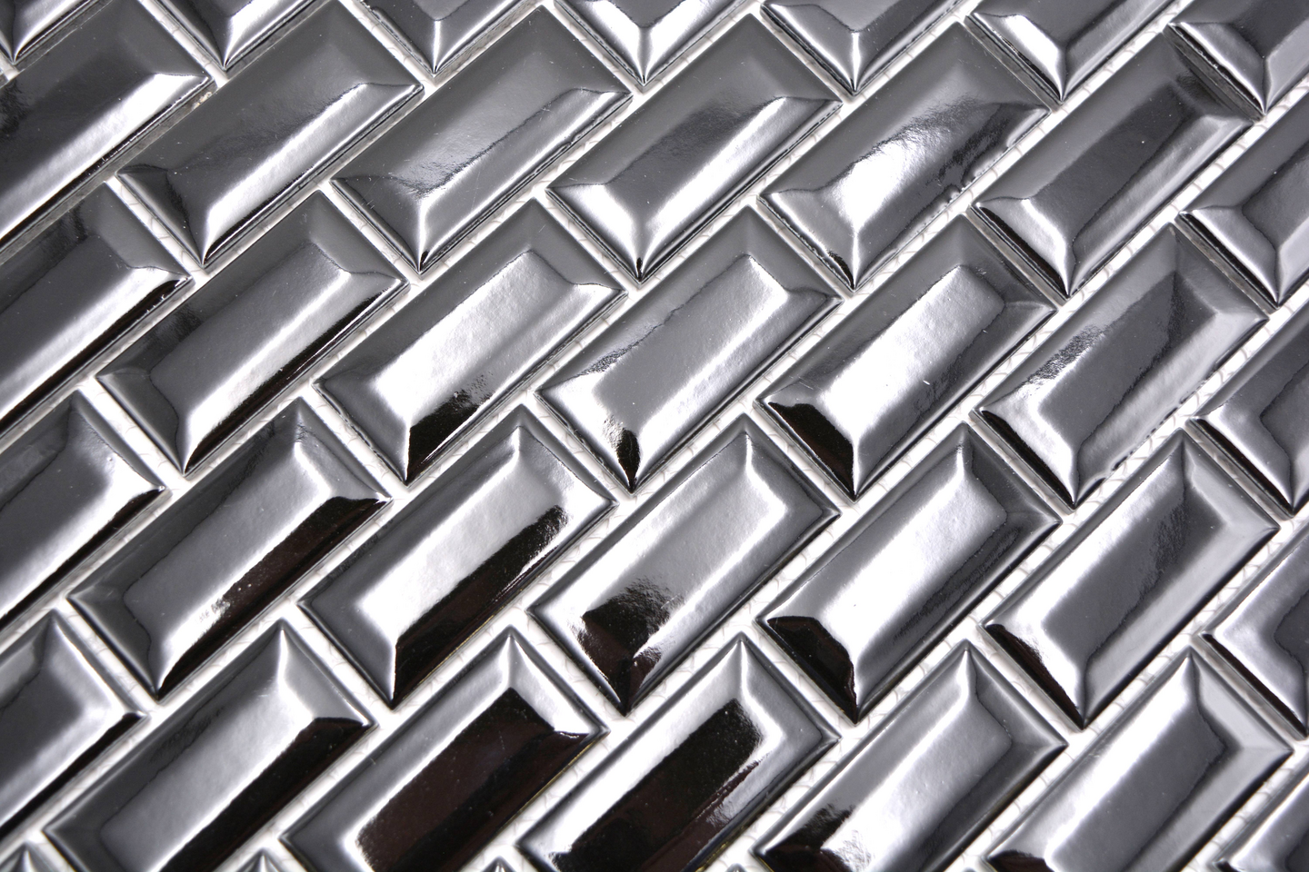 BRICK CELLO 2,3X4,8/30X30 SVART PER, MOSAIK BRICK 2,3X4,8/30X30 SVA