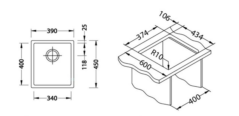 Keittiöallas Alveus Monarch Quadrix 20 Pronssi rst