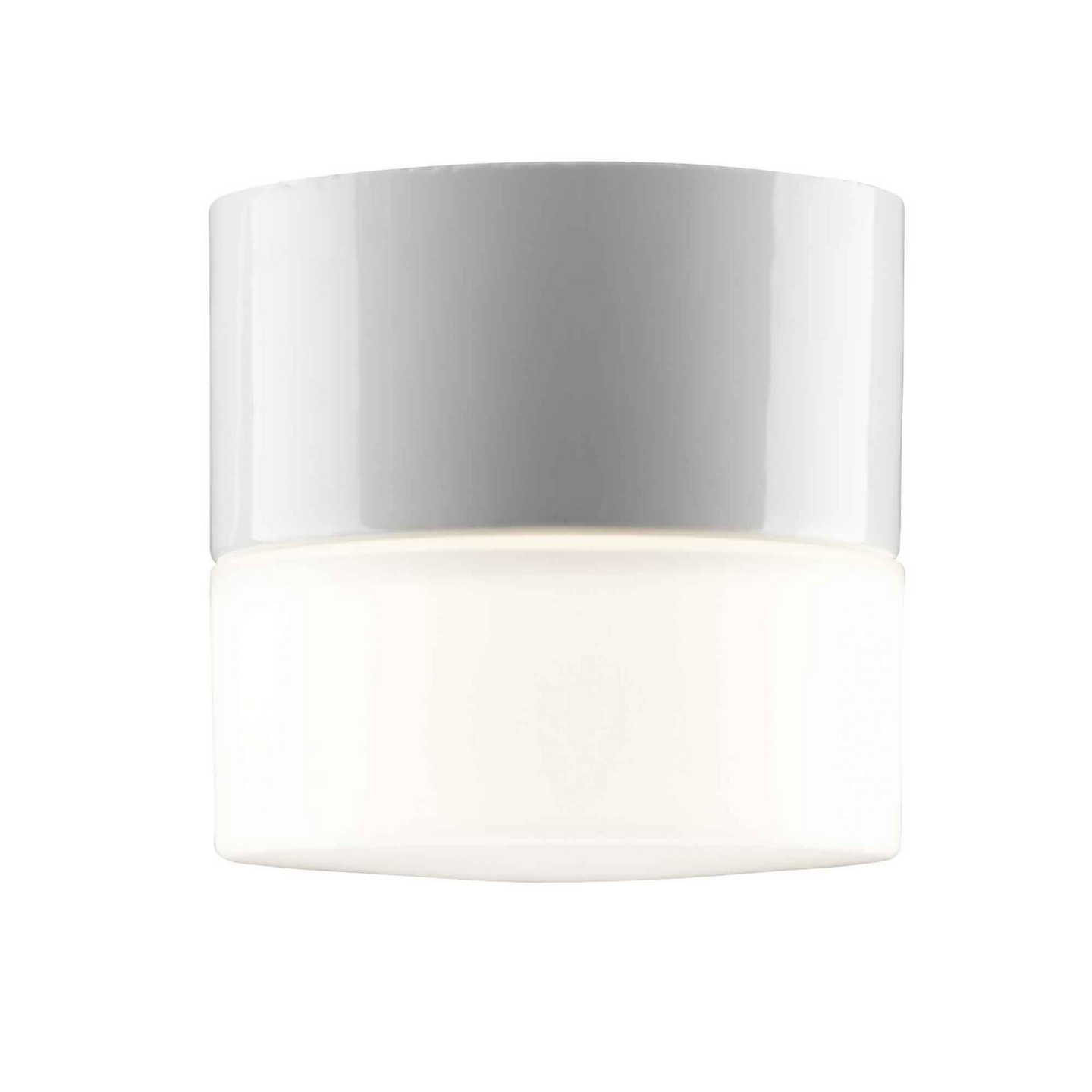 Led-valaisin Opus 100/100 4W IP44 valkoinen matta opaali