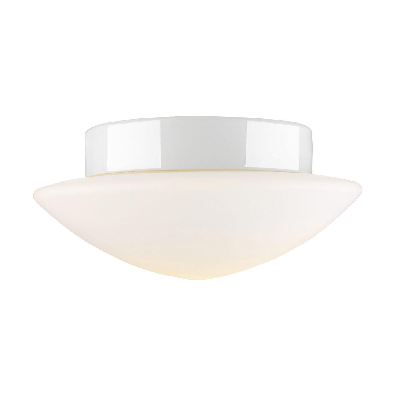 Posliinivalaisin Contrast Solhem IP44 valkoinen E27 matta opaali