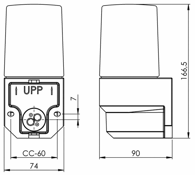 Saunalampetti Classic ruskea IP55 E14