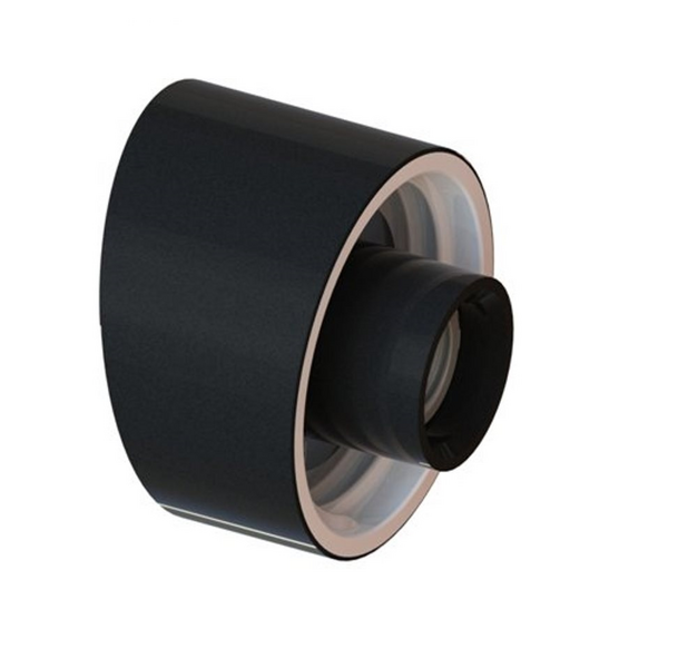 Posliinikanta musta vino IP54 E27 84,5mm kierre