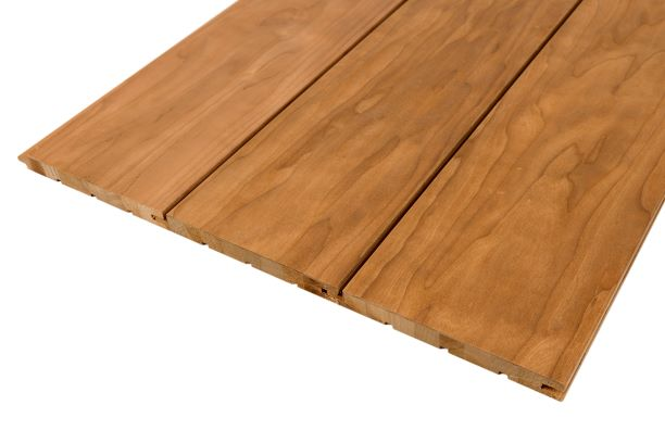 Saunapaneeli Standwood Respect 15x140x2100 STS3 lämpökäsitelty haapa liimattu