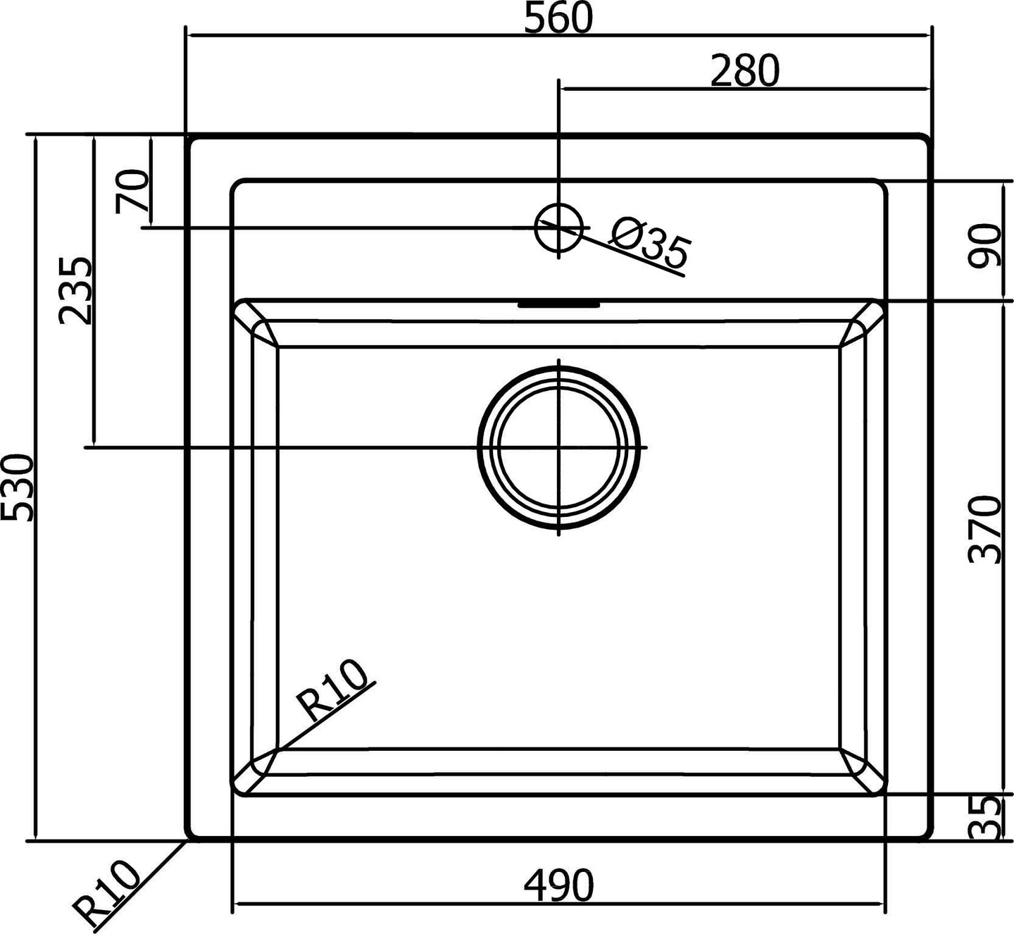 Keittiöallas Franke Sirius SIR 610 Arctic White
