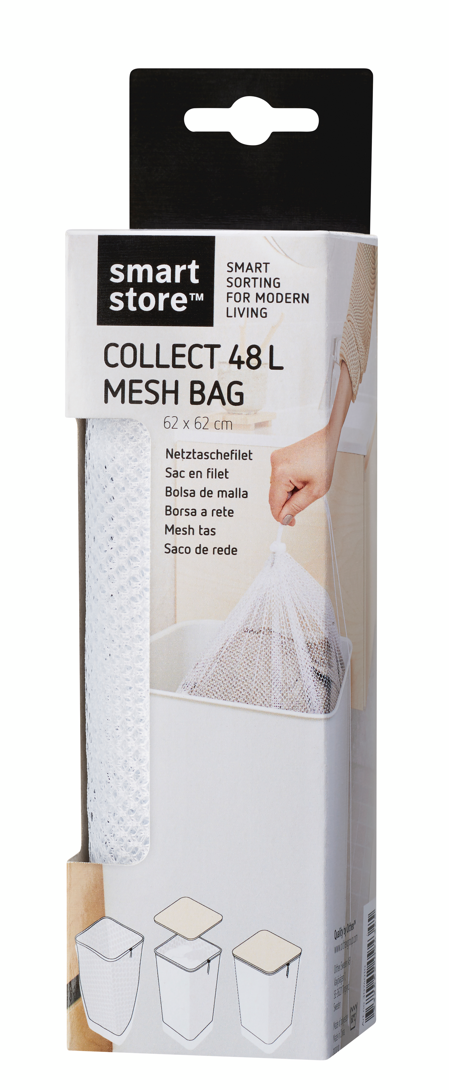 Verkkopussi Smart Store Collect 48l & 53l astioille