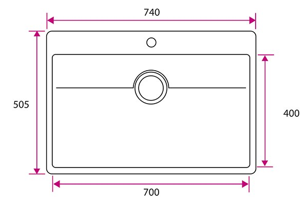 Keittiöallas Stala MXT-70 Max 70 hana-alueella