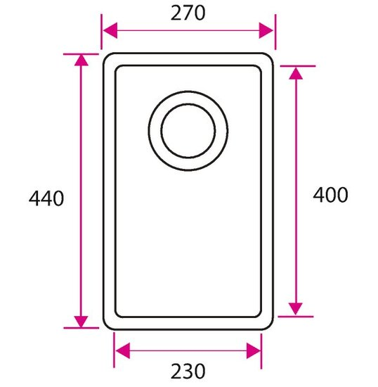 Keittiöallas Stala MX-30 Max 30 monoreuna
