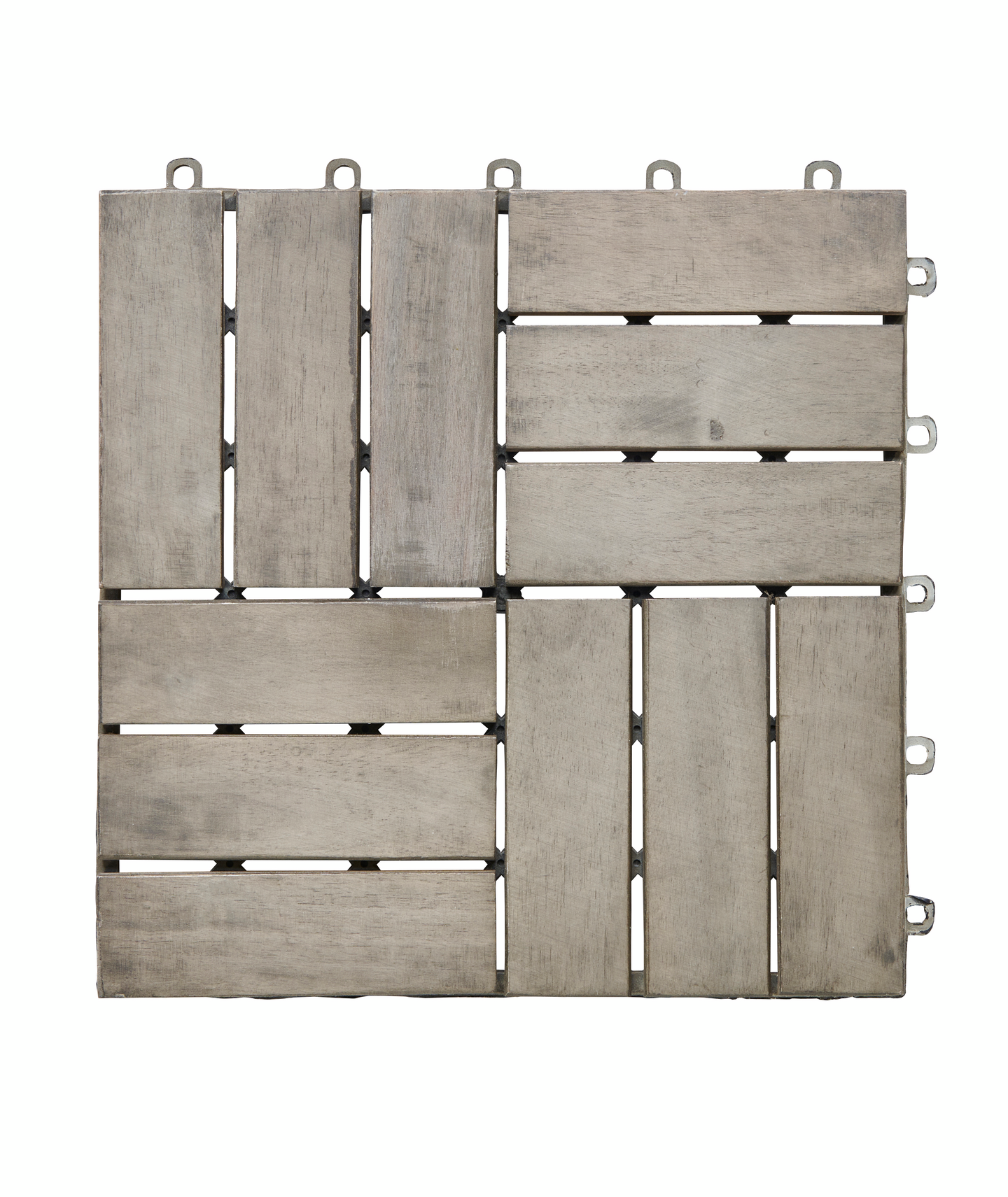 Terassilaatta Cello White Wash 30x30cm akaasia valkoharmaa