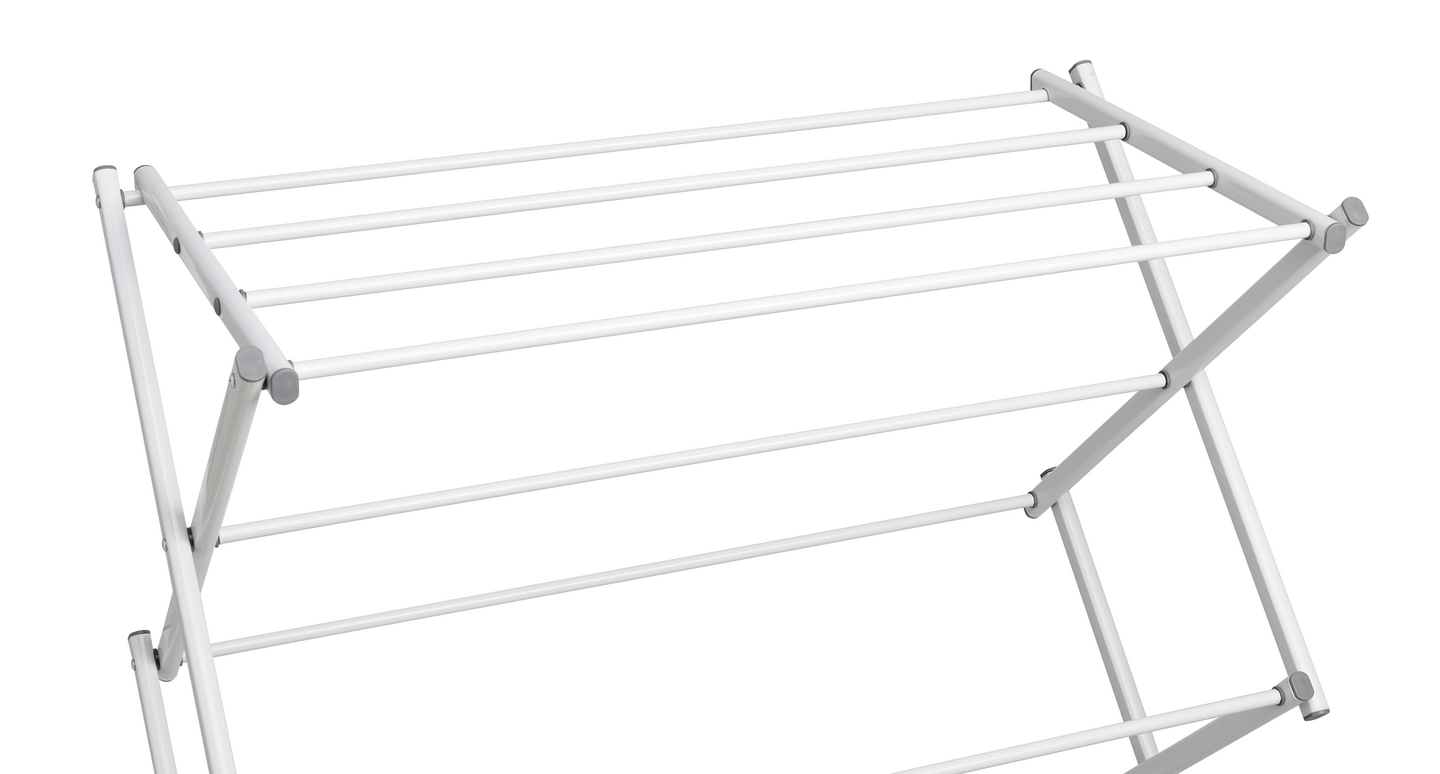 Kuivausteline CELLO 75x37x104cm metallia valkoinen