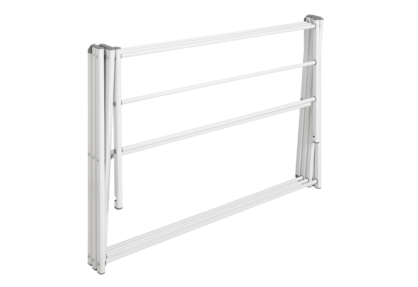 Kuivausteline CELLO 75x37x104cm metallia valkoinen