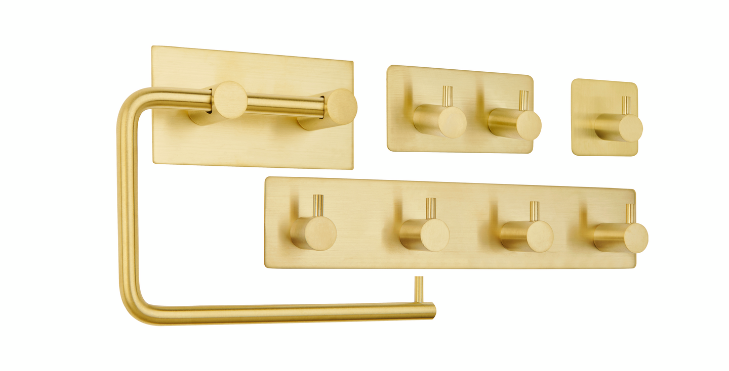 Tarrakoukku Cello Modena 4 koukkua ruostumaton teräs/messinki