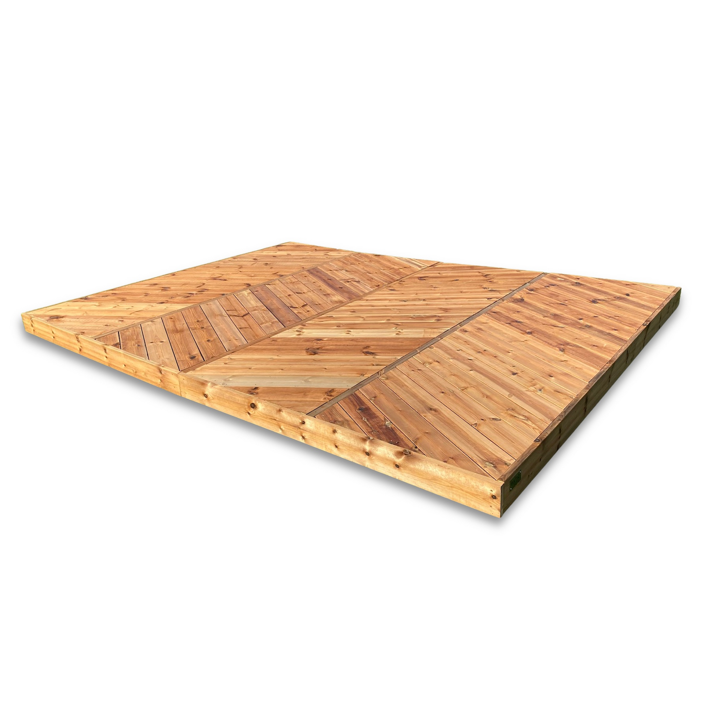 Valmisterassi Patio Diagonal 3x3m kestopuu