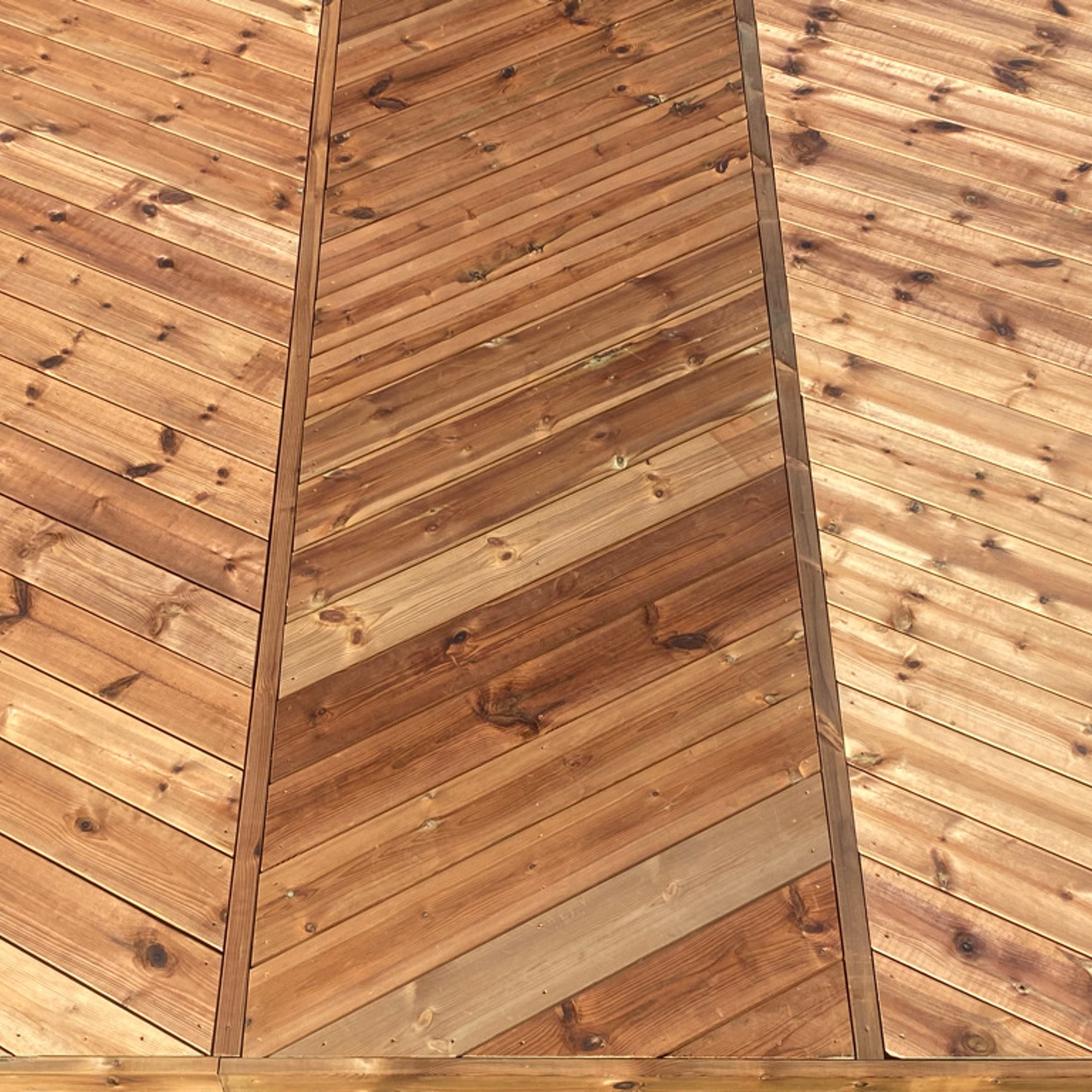 Valmisterassi Patio Diagonal 3x4m kestopuu