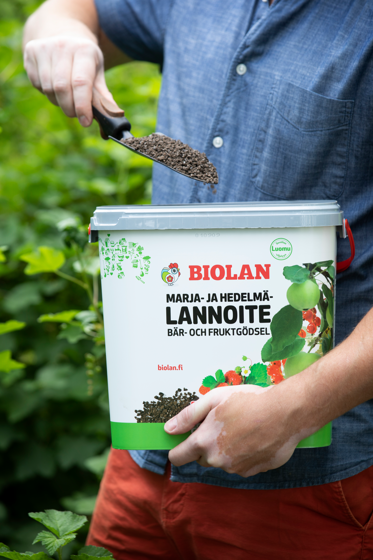 Marja- ja hedelmälannoite Biolan 10l pakki