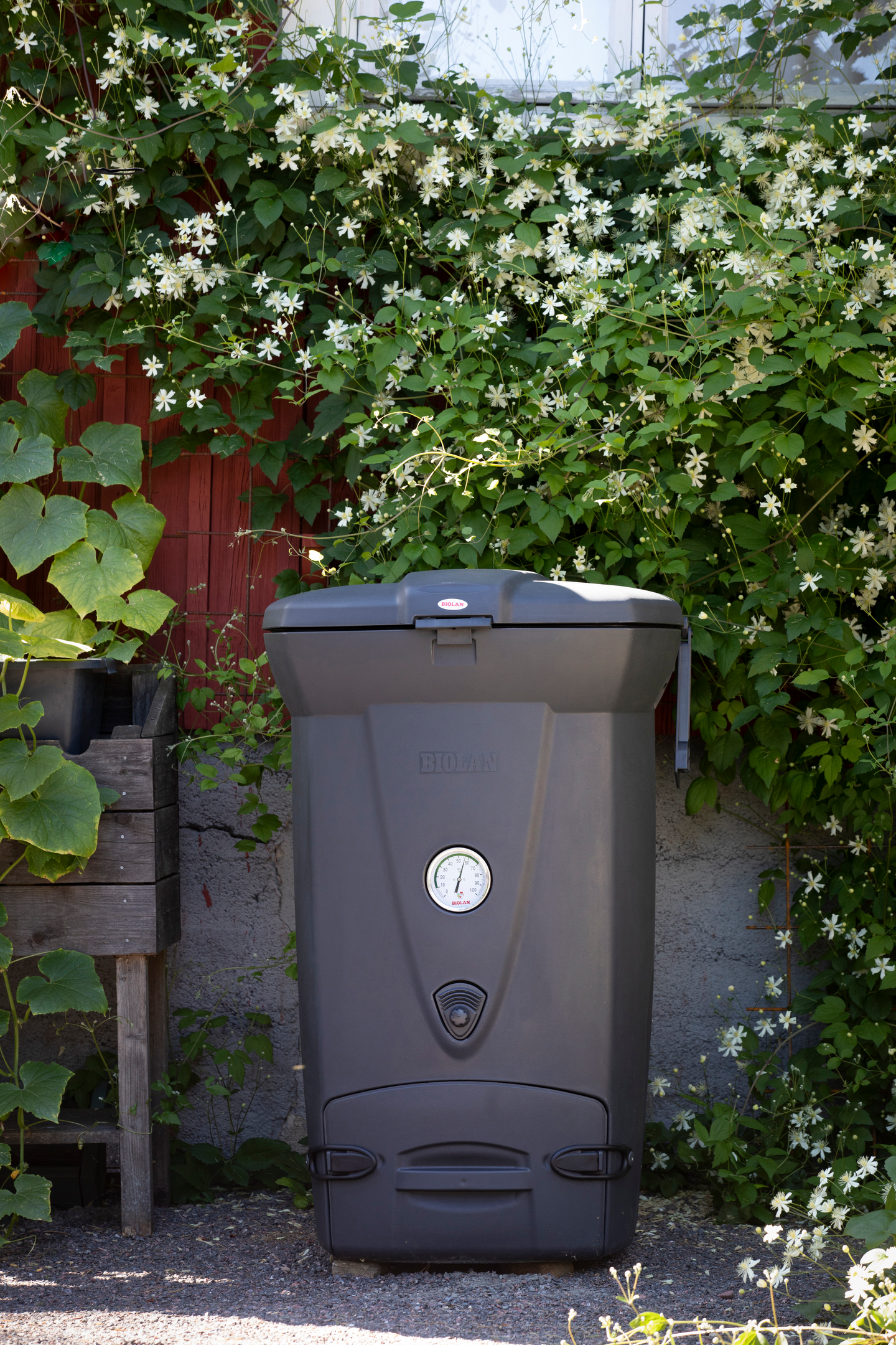 Pikakompostori Biolan 220 Eco tummanharmaa