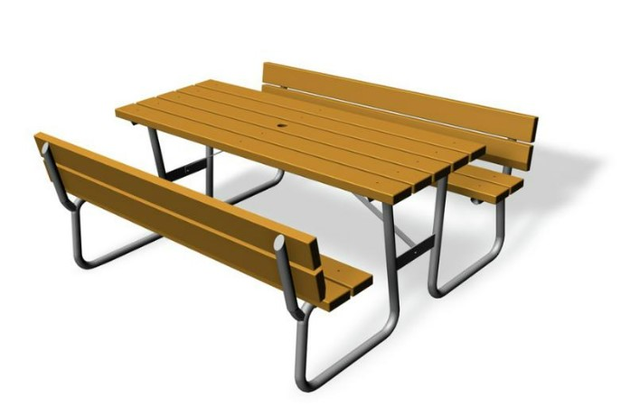 Piknik-pöytä Lappset Hansa RF2593 RAL7024 / Linax