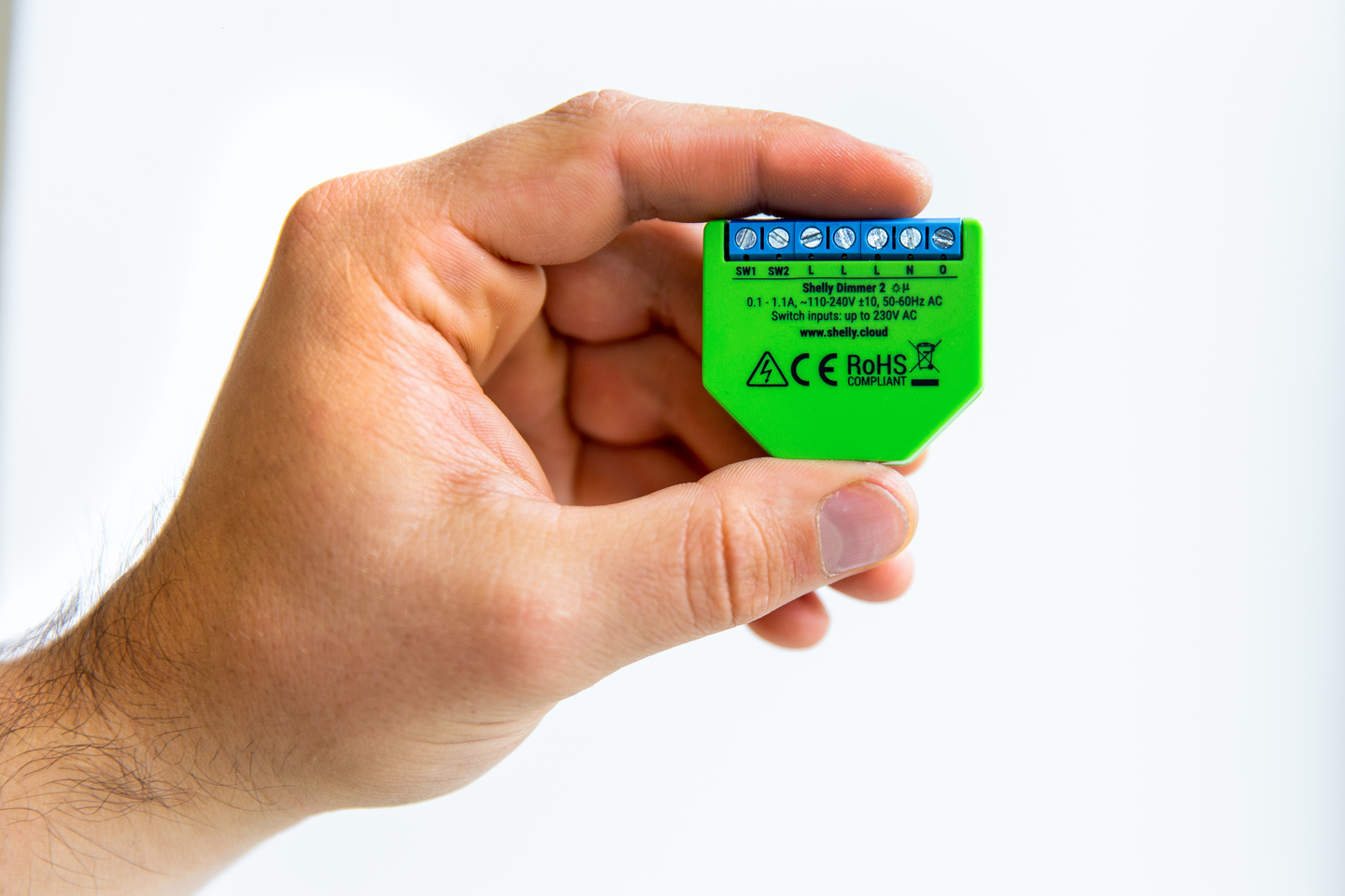 Valonsäädin Shelly Dimmer 2 led 200W WiFi