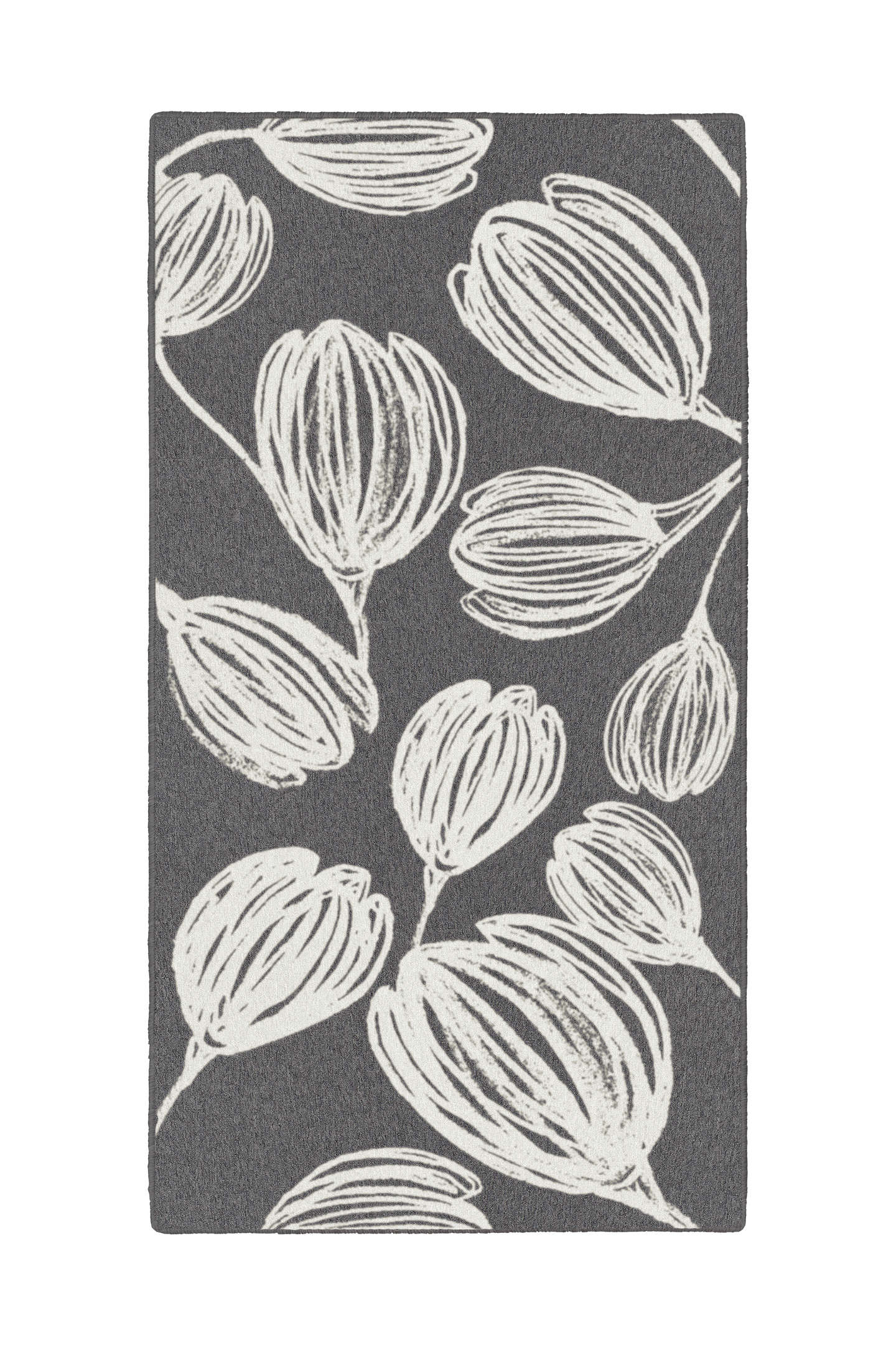 Käytävämatto Cello Tulip 80x150cm harmaa