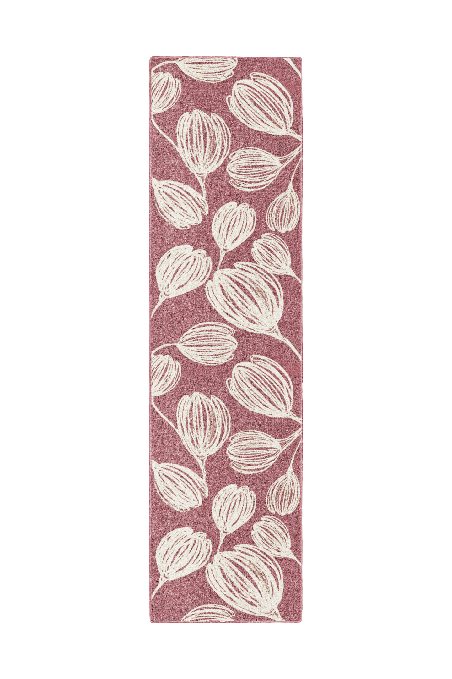 Käytävämatto Cello Tulip 80x300cm rosa