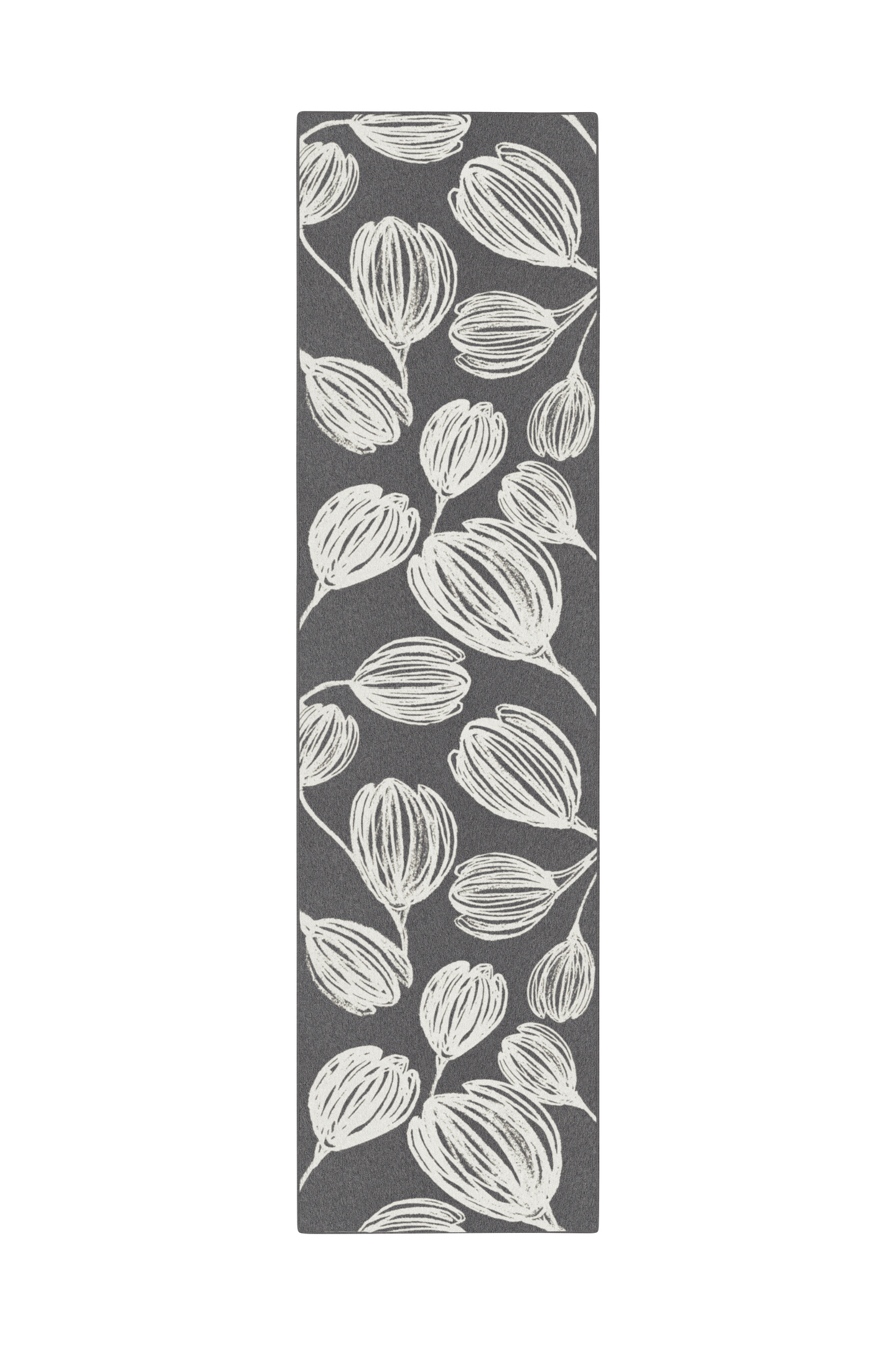 Käytävämatto Cello Tulip 80x300cm harmaa