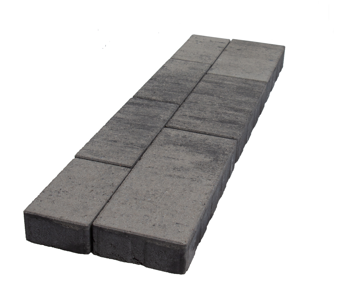 Rytmikivet Lakka 60 mustavalkoinen 7 eri kokoa, koko lava 9,9 m²