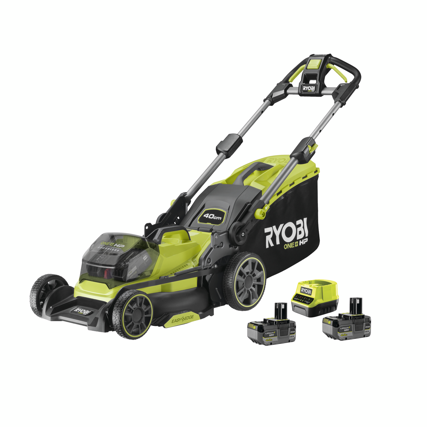 Ruohonleikkuri Ryobi RY18LMX40B-240 18V ONE+ HP 2x4,0Ah