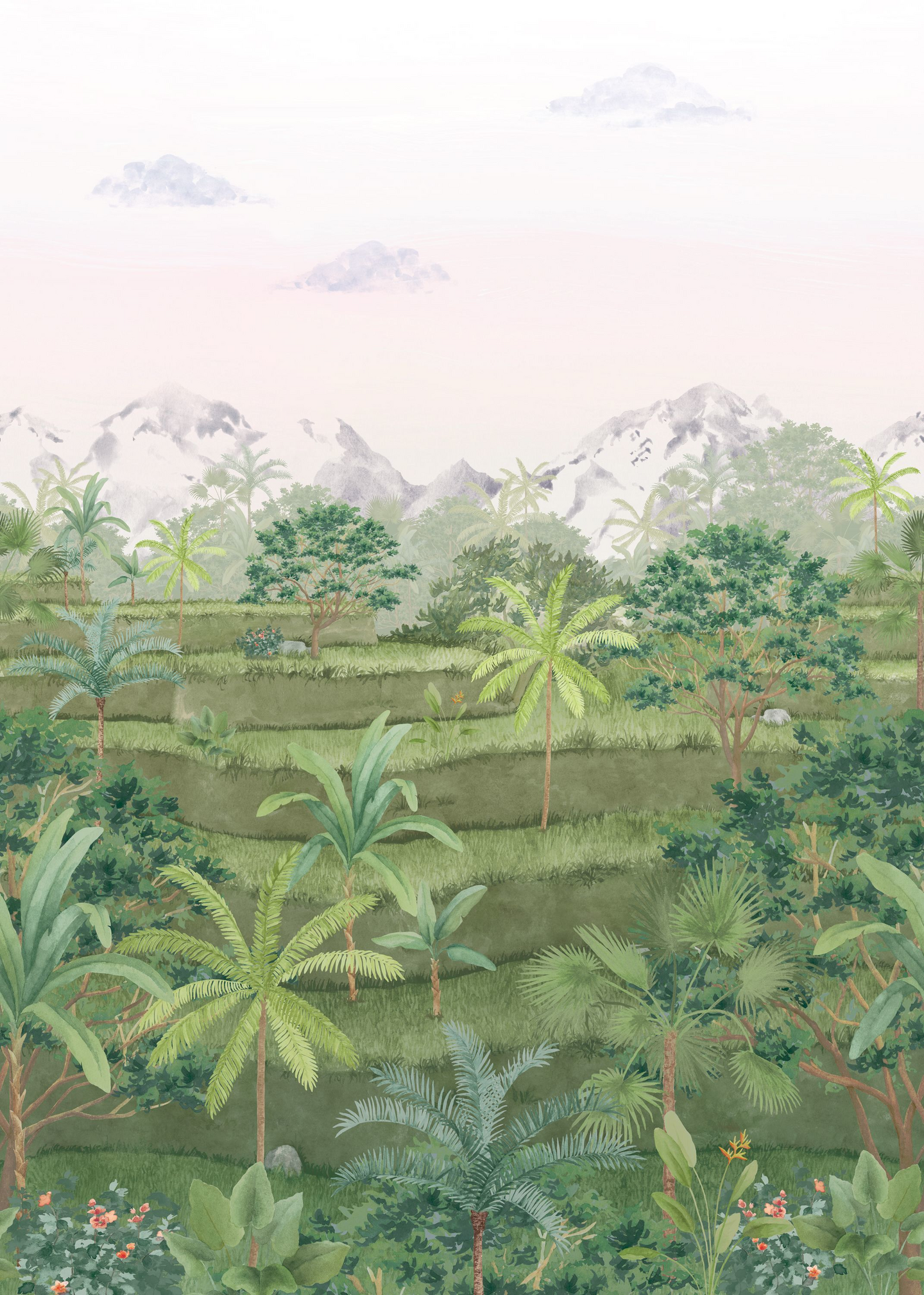 Kuvatapetti Casadeco Bali 88207203 200x280cm kuitu