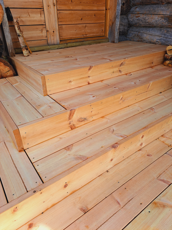 Terassilauta Pölkky 28x145x4500 mänty sydänpuu