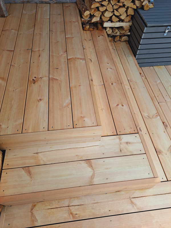 Terassilauta Pölkky 28x145x4500 mänty sydänpuu