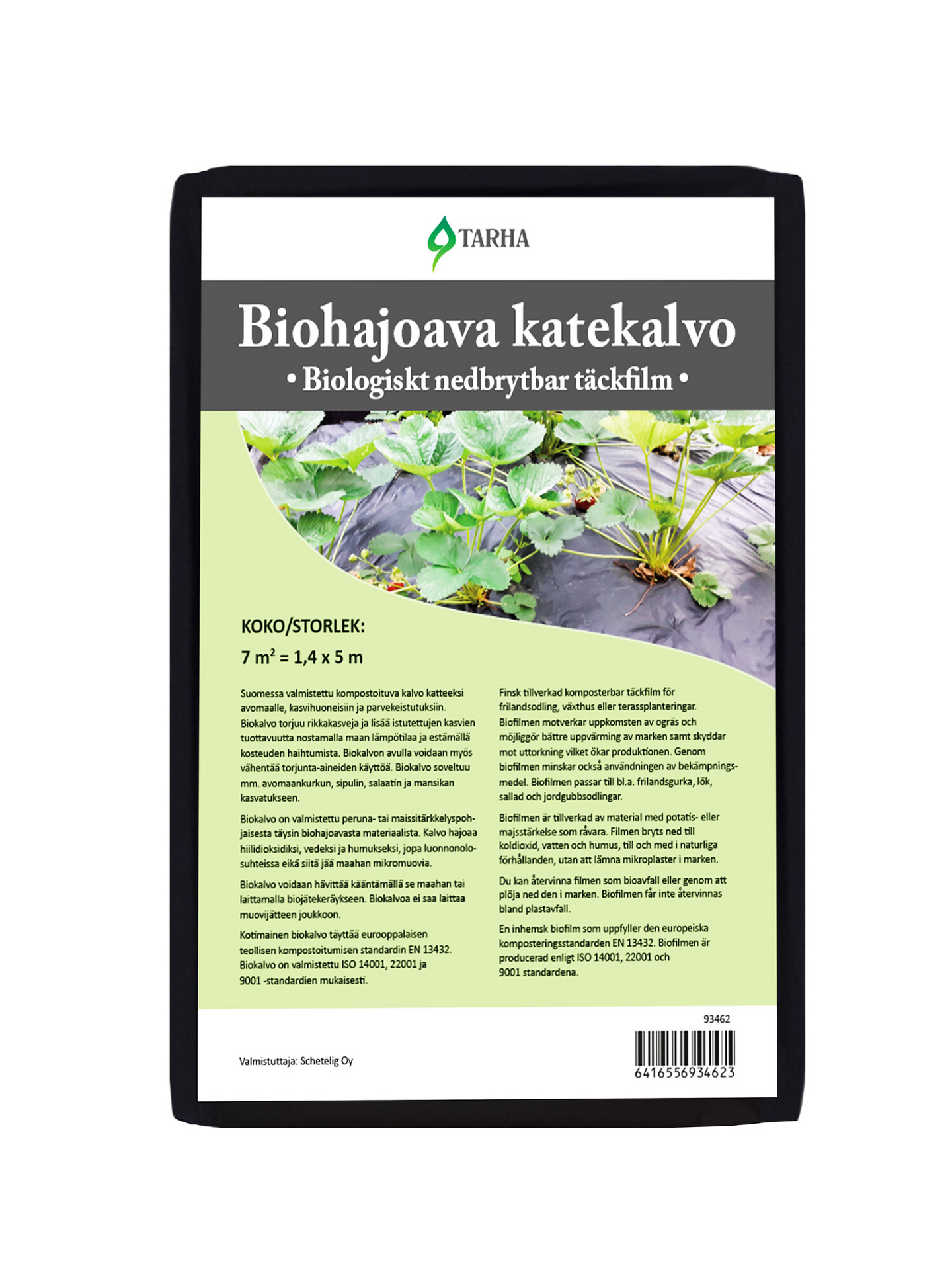 Biohajoava katekalvo Tarha 7m² 1,4x5m