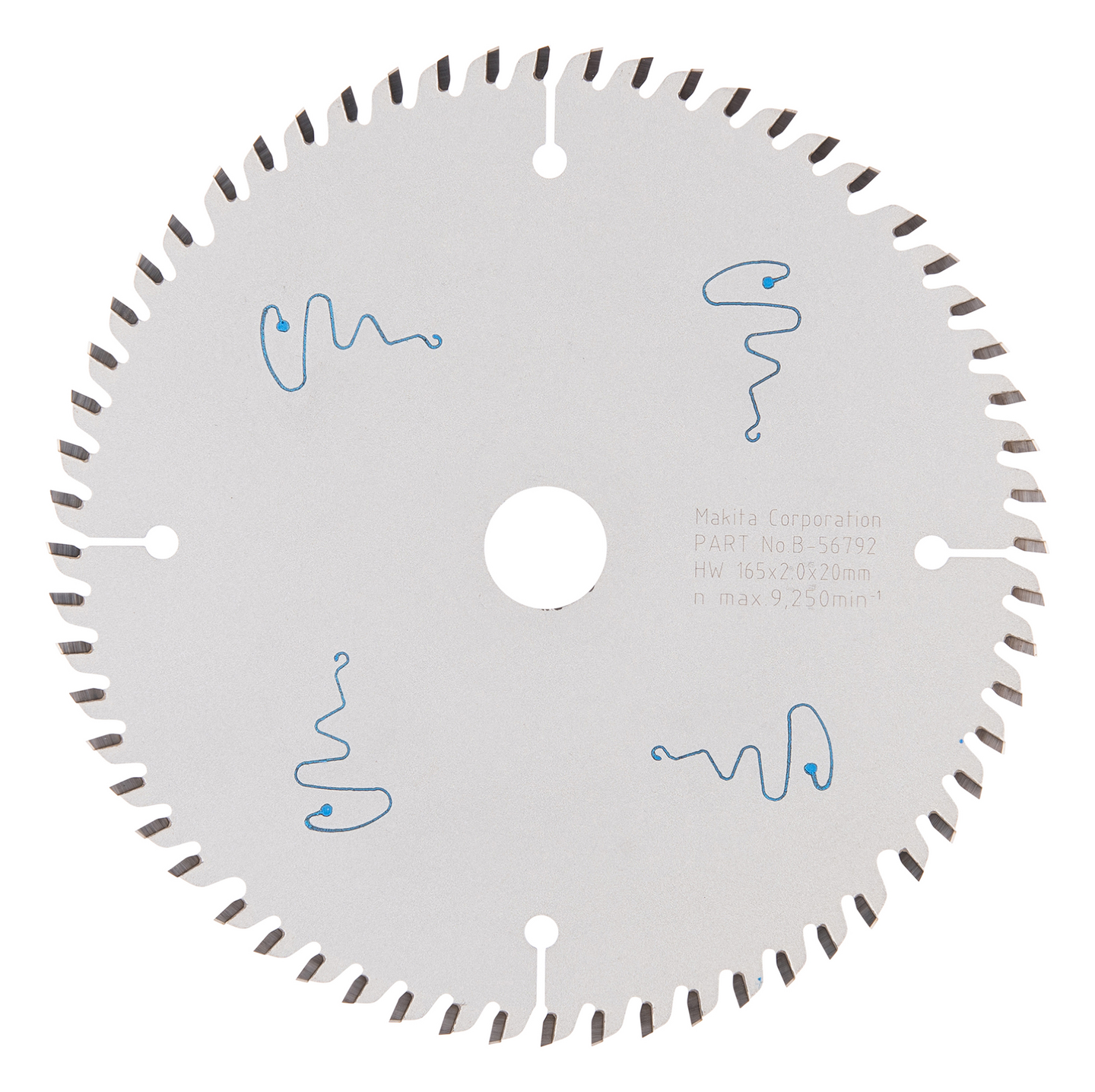 Pyörösahanterä Makita Specialized 165x20x2,0mm Z-60 MDF kestävä