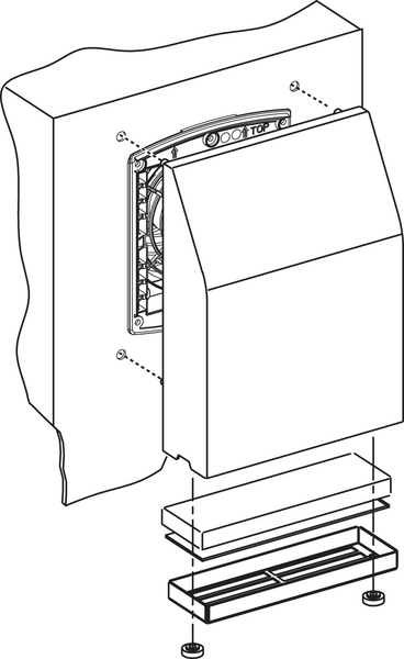 Tuuletin Schneider Electric poistoilmasuodatin 223x223