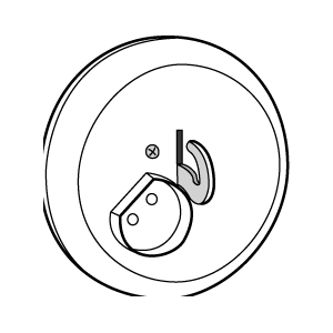 Valaisinpistorasia Schneider Electric 2-napainen pinta/uppo+koukku