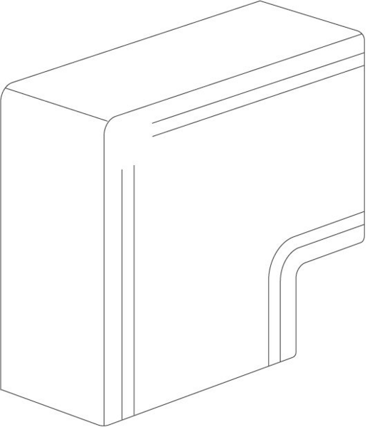 Pystykulma Schneider Electric TIR+ LS4040 Ylös/alas valkoinen