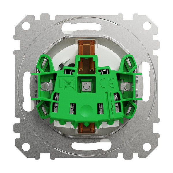 Pistorasia Exxact 1S/16A/IP21 0X ukj valkoinen