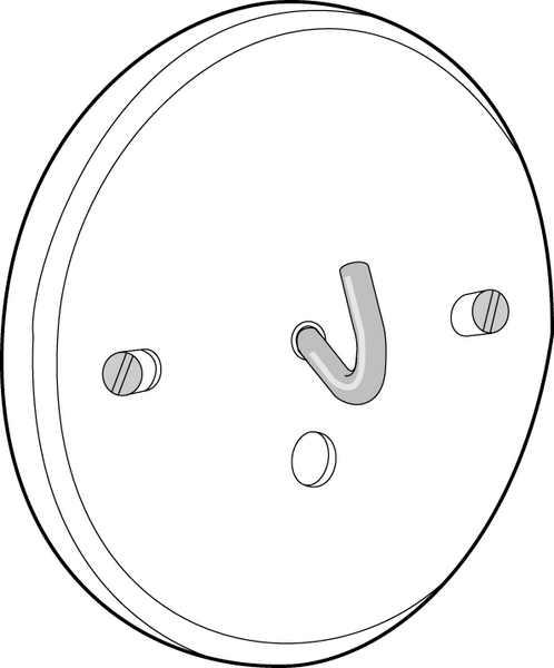 Rasiakansi Schneider RRK 1 ripustuskansi D70-78mm IP20