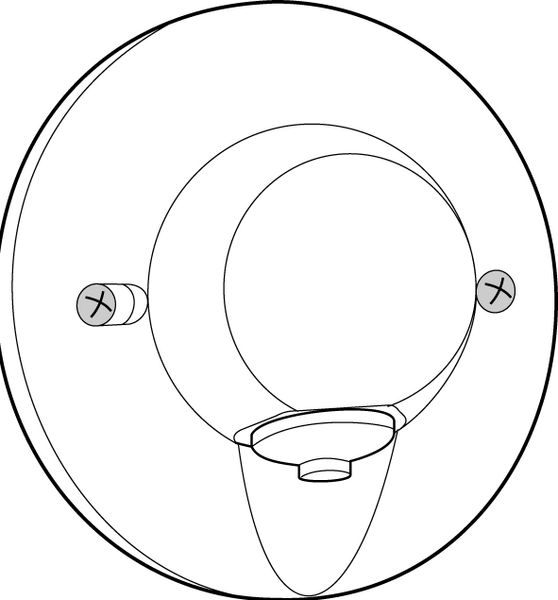 Rasiakansi Schneider RLK 40 liitäntäkannella D78mm IP44
