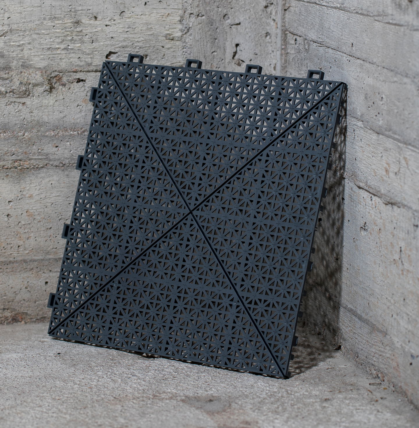 Patiolaatta Fligo 30x30cm harmaa 9kpl