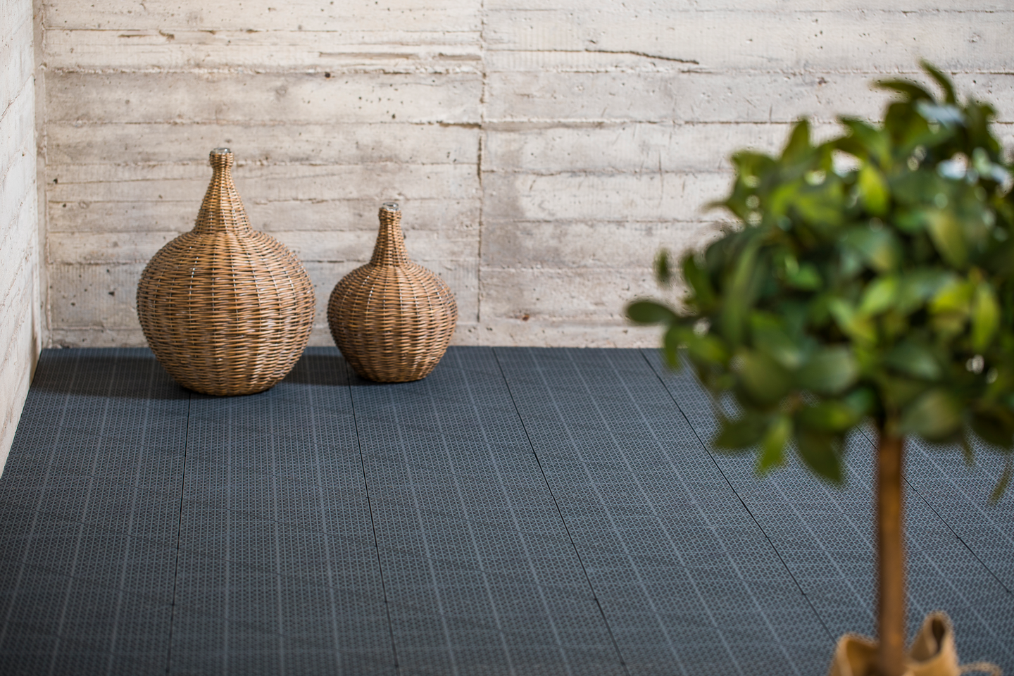 Patiolaatta Fligo 30x30cm harmaa 9kpl