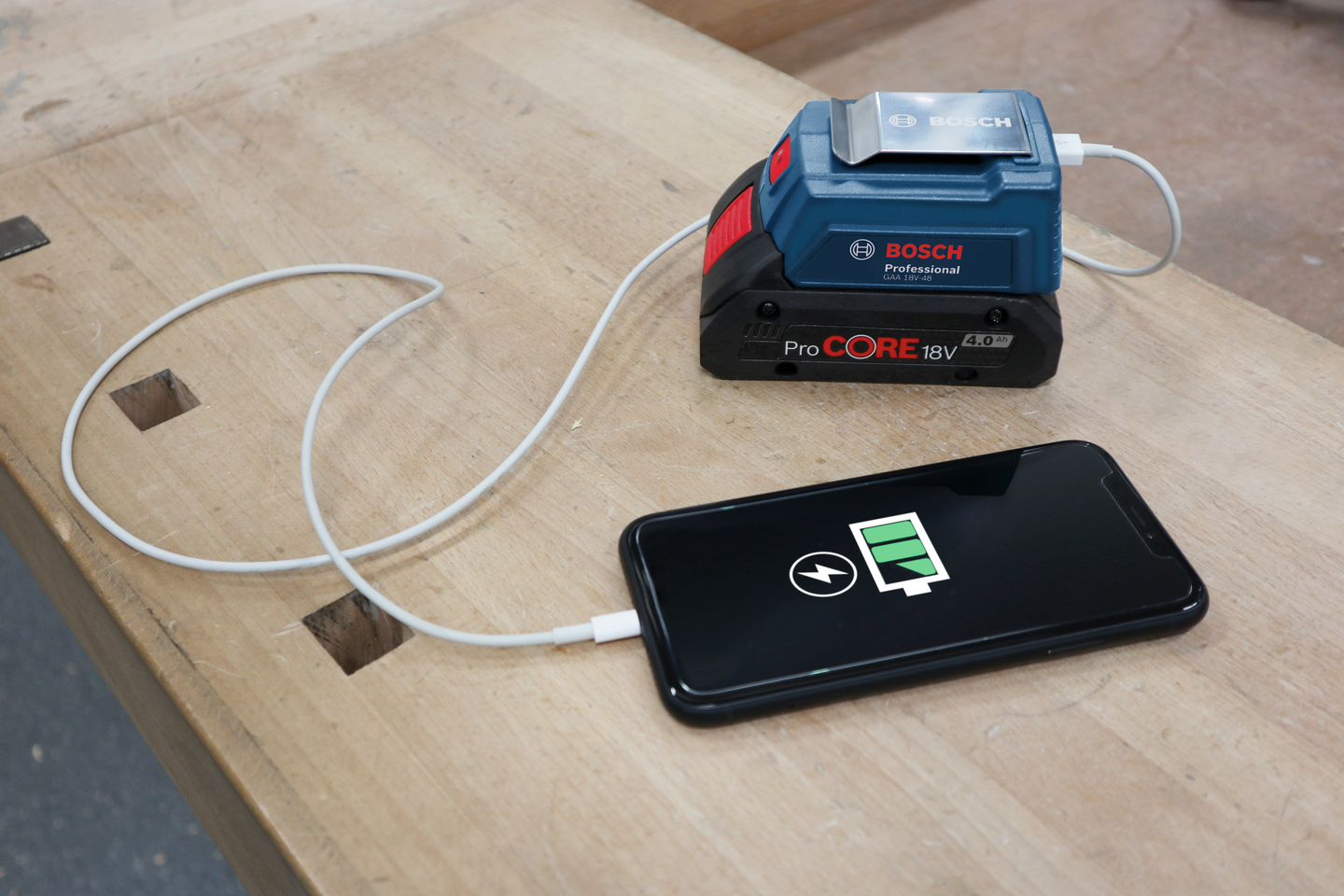 Akkuadapteri Bosch GAA 18V-48