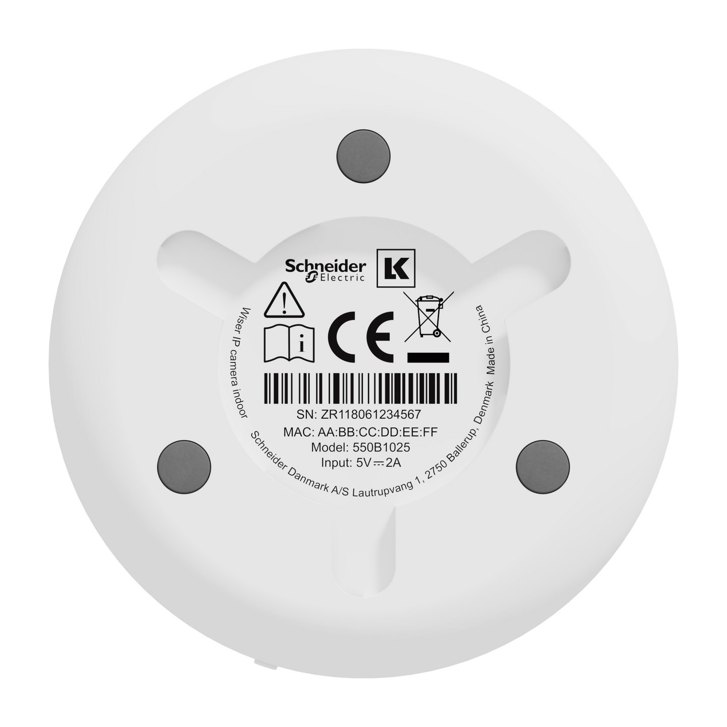 Wiser valvontakamera Schneider Electric sisäkäyttöön