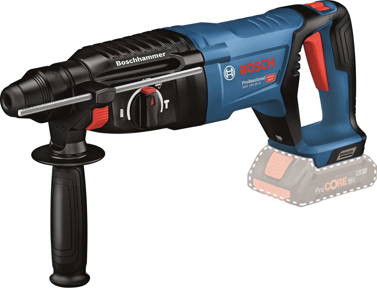 Akkuporavasara Bosch GBH 18V-26 D Solo