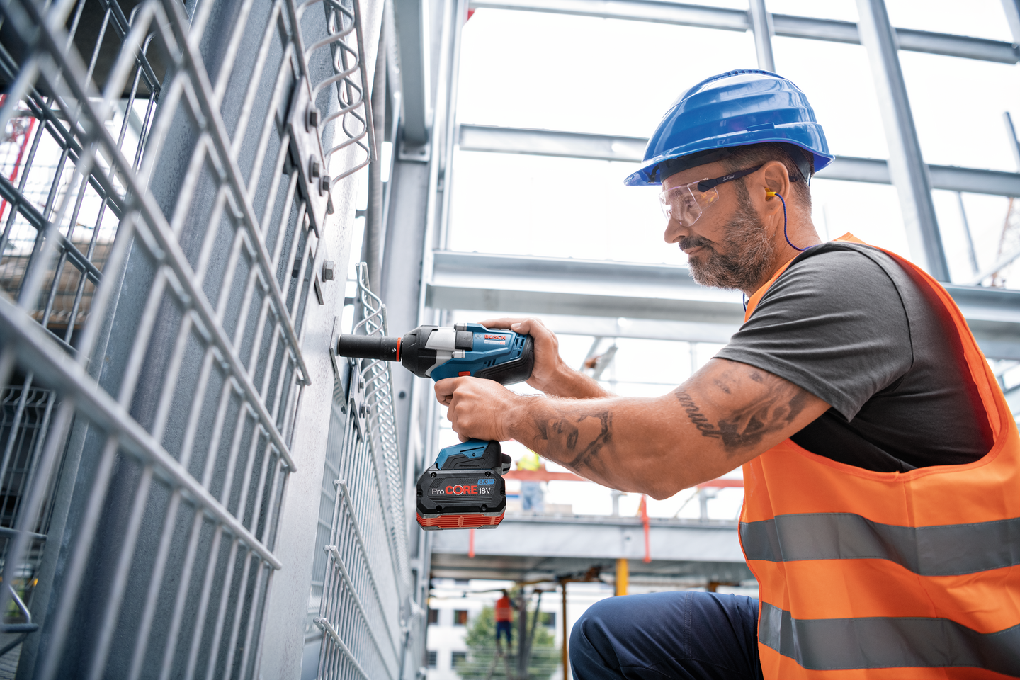 Akkuiskumutterinväännin Bosch GDS 18V-1050 H Solo