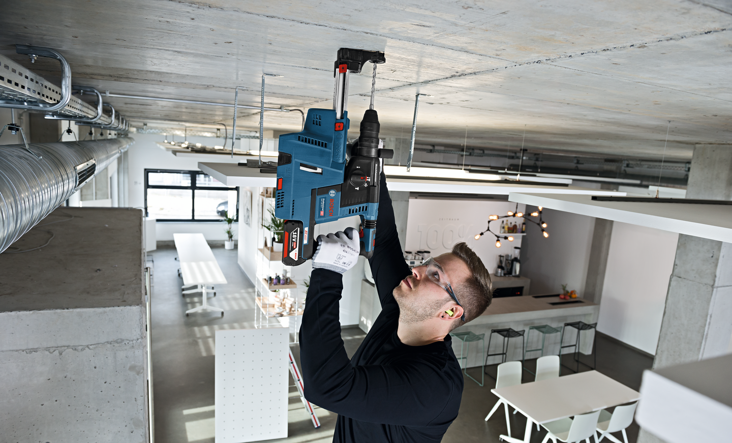 Akkuporavasara Bosch GBH 18V-26 F 2x5,5Ah ProCore GDE L-Boxx