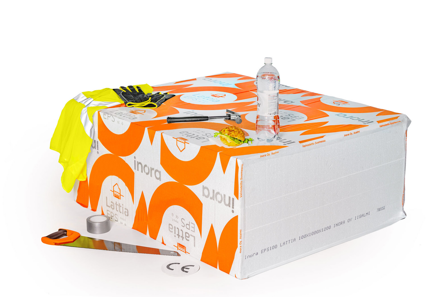 Eristyslevy EPS 100 Lattia 50x1200x1000 12m²